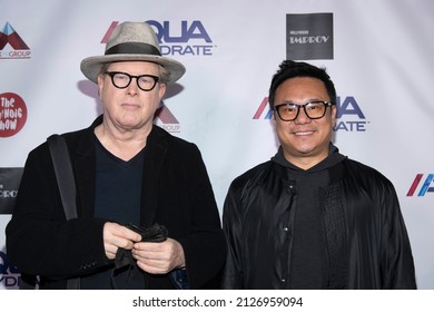 Darrell Hammond, Jimmy Shin Attend Aquahydrate Presents Shindig Show At The Hollywood Improv, Hollywood, CA On February 20, 2022