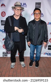 Darrell Hammond, Jimmy Shin Attend Aquahydrate Presents Shindig Show At The Hollywood Improv, Hollywood, CA On February 20, 2022