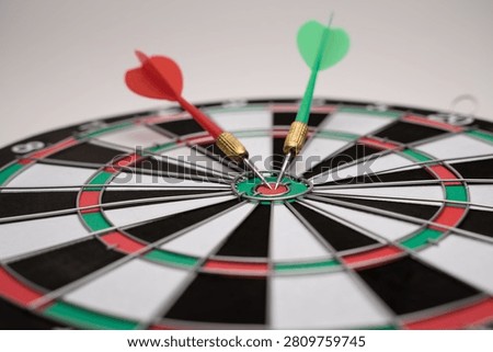 The dart trowing in dashboard