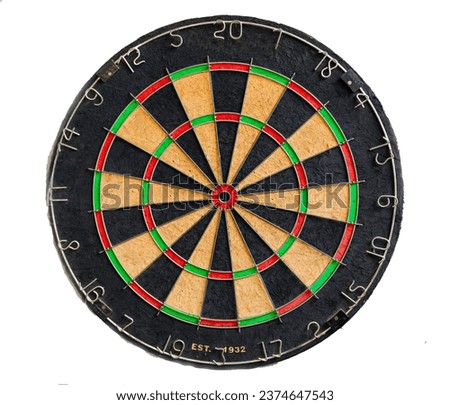 dartboard isolated with white background