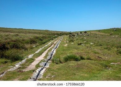 Dartmoor Haytor Quarry Old Granite Tramway