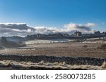 Dartmoor prison in Princetown on a hazy sunny winters day