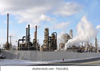 The Dartmouth Refinery Was An Oil Refinery Owned By Imperial Oil. It Operated From 1918 To 2013