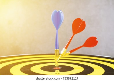 Darts arrows in the target center business goal concept - Shutterstock ID 753892117