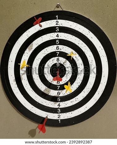 Darts Board and Concentration Throw