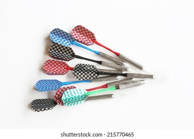 Darts Isolated On White.