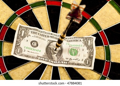 Darts Target Dollar Bullseye Stock Photo Edit Now 47883967 - darts target and dollar in bull s eye