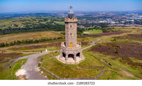 Darwen Jubilee Tower, Darwen Hill, Darwen, Lancashire In The Summer