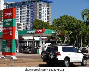 Darwin, Northern Territory, Australia. Sept 2019. A View Of The Puma Service Station In Smith Street Darwin.