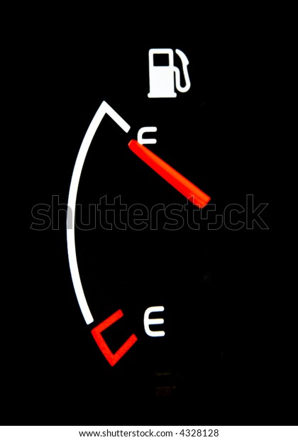 dashboard\
gasoline indicator in car shows full\
tank