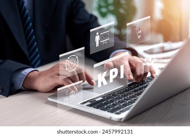 dashboard graph report data analysis and marketing Key Performance Indicator kpi growth company. Business development and technology big data platform chart management 