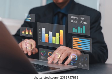 Dashboard performance metric progress optimization KPI and analysis data management system graph report financial and information marketing platform 