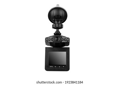 Dashcam Dash Camera For Car Isolated White Background