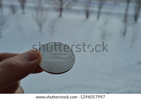 Dashcoin in hand