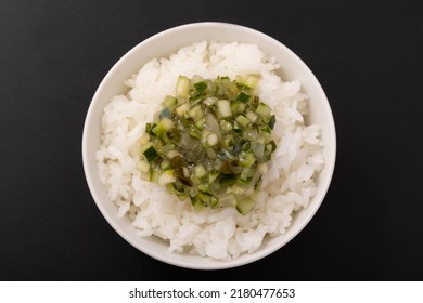Dashi stock made from finely chopped summer vegetables, a local dish of Yamagata prefecture in Japan
