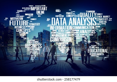 Data Analysis Analytics Comparison Information Networking Concept - Powered by Shutterstock