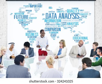 Data Analysis Analytics Comparison Information Networking Concept