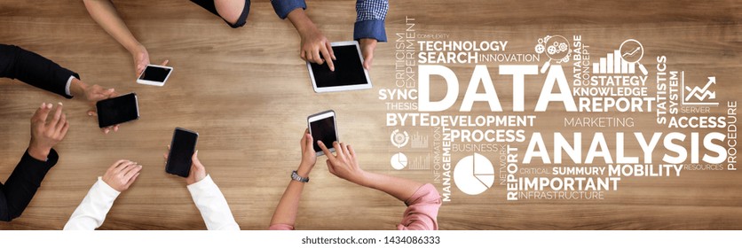 Data Analysis For Business And Finance Concept. Graphic Interface Showing Future Computer Technology Of Profit Analytic, Online Marketing Research And Information Report For Digital Business Strategy.