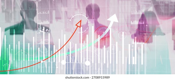Data analysis chart with multiple growth curves showing progression.