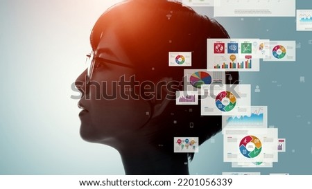 Data analysis concept. AI (Artificial Intelligence). Electronic Document. Digital transformation.