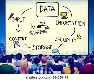 Data Analysis Storage Information Concept