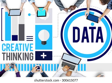Data Analysis Storage Information Concept