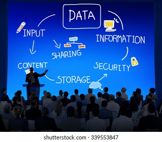 Data Analysis Storage Information Concept
