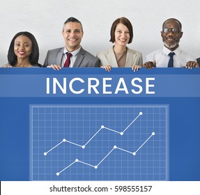Data Analysis Summary Graph Arrow Up