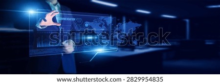 Data analyst pointing to recommendation engine with analyzing user behavior, algorithm accuracy, personalized content, market response, and engagement performance.