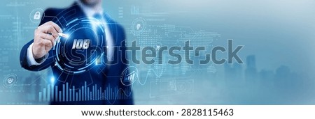 Data analyst using a pen while analyzing data IOB Internet of Behaviors and user analytics, behavior tracking, digital insights, data-driven strategy, consumer patterns, technology innovation