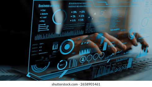 Data analytics and big data strategy for real-time analytics, predictive data modeling, business intelligence analytics, and data-driven decision-making in modern digital businesses. Thunk