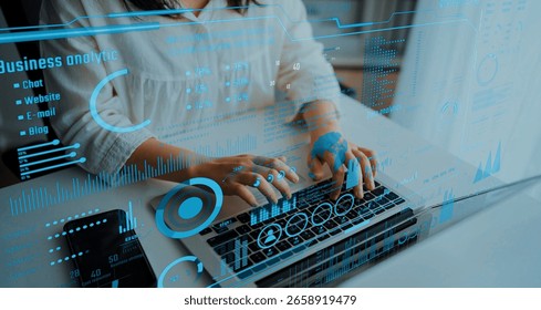 Data analytics and big data strategy for real-time analytics, predictive data modeling, business intelligence analytics, and data-driven decision-making in modern digital businesses. Thunk