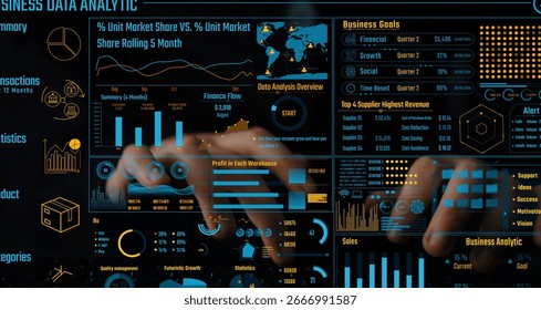 Data analytics and big data strategy for real-time analytics, predictive data modeling, business intelligence analytics, and data-driven decision-making in modern digital businesses. Thunk