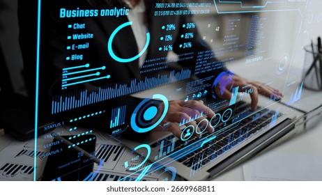Data analytics and big data strategy for real-time analytics, predictive data modeling, business intelligence analytics, and data-driven decision-making in modern digital businesses. Thunk