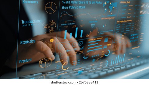 Data analytics and big data strategy for real-time analytics, predictive data modeling, business intelligence analytics, and data-driven decision-making in modern digital businesses. Thunk