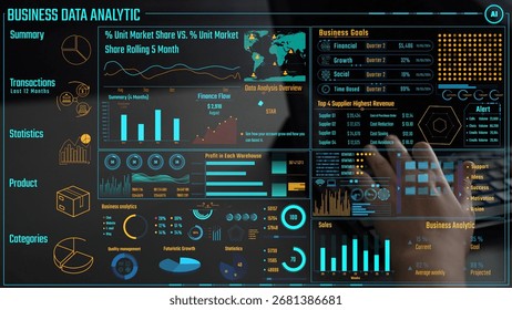 Data analytics and big data strategy for real-time analytics, predictive data modeling, business intelligence analytics, and data-driven decision-making in modern digital businesses. Thunk