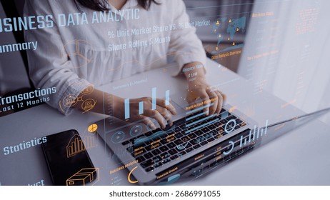 Data analytics and big data strategy for real-time analytics, predictive data modeling, business intelligence analytics, and data-driven decision-making in modern digital businesses. Thunk