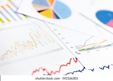 data analytics - business graphs and charts