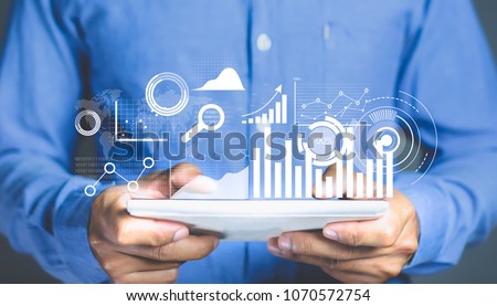 Data Analytics and business intelligence concept.