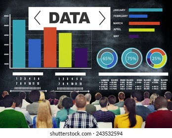 Data Analytics Chart Performance Pattern Statistics Information Concept