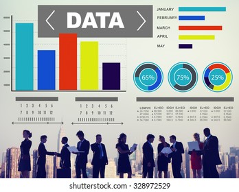 Data Analytics Chart Performance Pattern Statistics Information Concept
