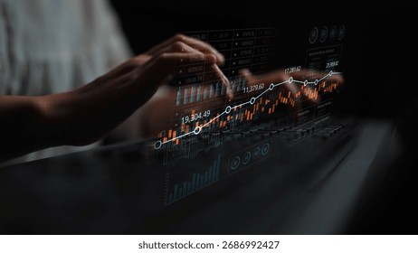 Data analytics dashboard with charts, indicators, and performance metrics, reveals trends, data analytics drives growth, supports insight, and data analytics improves decisions. Marrow