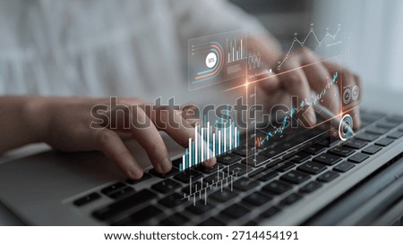 Data analytics dashboard with charts, indicators, and performance metrics, reveals trends, data analytics drives growth, supports insight, and data analytics improves decisions. Latch