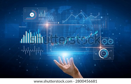 Data analytics dashboard with charts, indicators, and performance metrics, reveals trends, data analytics drives growth, supports insight, and data analytics improves decisions. Vouch