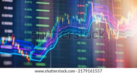 Data analyzing from charts and graph to find out the result in trading market.