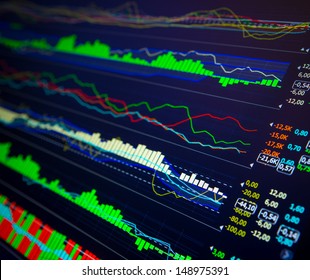 Data analyzing in forex market: the charts and quotes on display. Analytics U.S. dollar index DXYO.