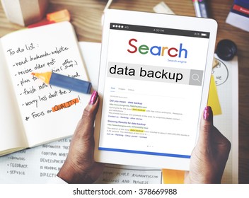 Data Backup Copying Archiving Storage Technology Concept