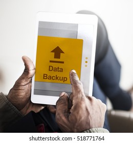 Data Backup Information Technology Concept
