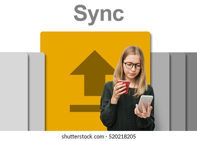 Data Backup Information Technology Concept