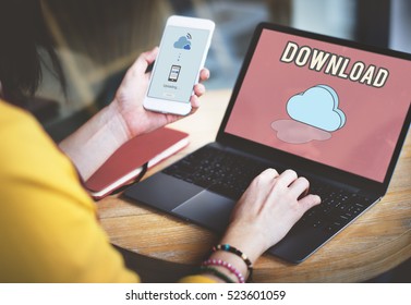 Data Backup Information Technology Concept